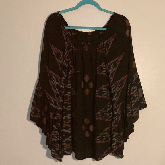 Gorgeous Indah Boho Top | Bell Sleeves | Flowy - Picture 1 of 10